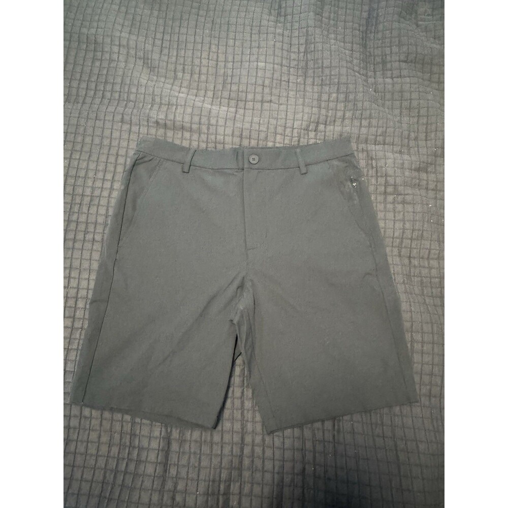Tom Brady Structured Stretch Shorts Ink Black Men's 8.5" Inseam Size 31